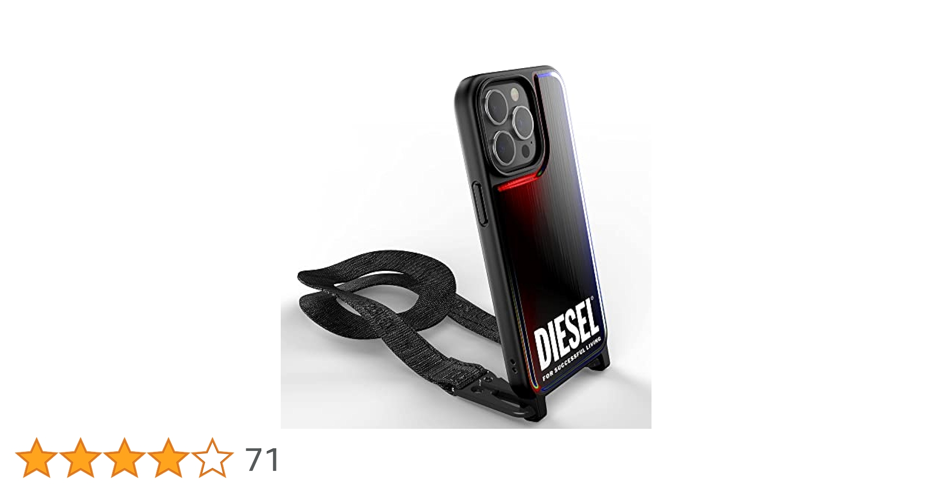 DIESEL - 新品⭐︎DIESEL iPhone13Pro BK/WH ネックストラップ付き DIESEL - 新品⭐︎DIESEL iPhone13Pro BK/WH ネックストラップ